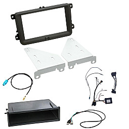 VW T6 (2015-2019) Pioneer Vehicle Bus UART / CAN Bus Single Din Car Stereo Fascia Fitting Kit