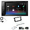 VW Beetle, Caddy, Jetta, Sharan, T-6 Double Din 6.2" Screen Bluetooth Stereo Upgrade Kit