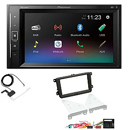 Volkswagen Caddy, Eos, Fusca, Golf, Jetta, Magotan DAB Digital Radio 6.2" Screen Bluetooth Stereo Upgrade Kit Volkswagen Caddy, Eos, Fusca, Golf, Jetta, Magotan DAB Digital Radio 6.2" Screen Bluetooth Stereo Upgrade Kit
