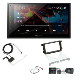 VW Beetle, Caddy, Jetta, Sharan, T-6 6.8" Screen Bluetooth WebLink USB DAB Radio Upgrade Kit
