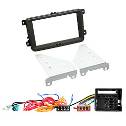 Double Din Stereo Fascia Fitting Kit fit VW GOLF MK5/MK6 PASSAT CADDY T5 T5.1 Double Din Stereo Fascia Fitting Kit fit VW GOLF MK5/MK6 PASSAT CADDY T5 T5.1