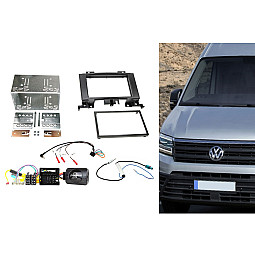 Connects2 CTKVW10 Volkswagen Crafter 2014-2017 Double Din Car Stereo Fascia Fitting Kit Connects2 CTKVW10 Volkswagen Crafter 2014-2017 Double Din Car Stereo Fascia Fitting Kit