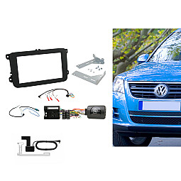 Volkswagen Car Stereo Double Din Fascia, Steering Control Interface, Aerial Fitting Kit With DAB Aerial Volkswagen Car Stereo Double Din Fascia, Steering Control Interface, Aerial Fitting Kit With DAB Aerial
