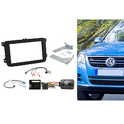 CTKVW18 Volkswagen Transporter T5 / T5.1 2009 - 2015 Double Din Car Stereo Fascia Fitting Kit