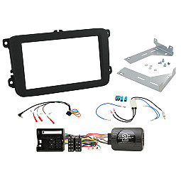 CTKVW19 VW Caddy Pre-Facelift Double Din Car Stereo Fascia Fitting Kit