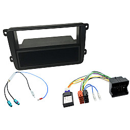 InCarTec FK-172-IGN1-T VW Single / Double DIN Stereo Upgrade Fitting Kit (WITHOUT STEERING WHEEL CONTROLS)