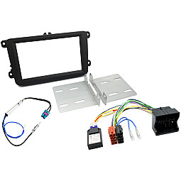 InCarTec FK-699-IGN1-D Volkswagen Double DIN Stereo Upgrade Fitting Kit