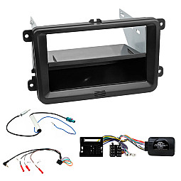 VW Transporter T5 Delta Car CD Stereo Fitting Kit Fascia, Steering Stalk Adaptor, Aerials VW Transporter T5 Delta Car CD Stereo Fitting Kit Fascia, Steering Stalk Adaptor, Aerials