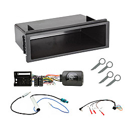 VW Transporter 2006-2008 Car CD Stereo Fitting Kit, Fascia Pocket, Can-Bus Wiring, Aerials