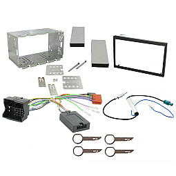 VW Transporter 2006-2008 Double Din Car CD Stereo Can-Bus Wiring Fitting Kit, Fascia, Steering Control