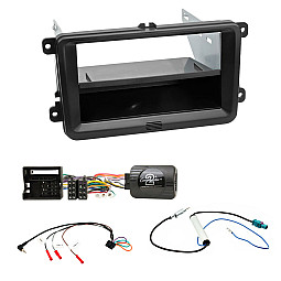 VW Caddy, EOS, Golf, Passat, Touran Double/Single din Car Stereo Fascia Fitting Kit