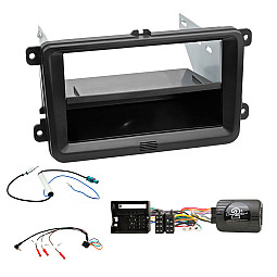 VW Passat, Polo, Sagitar, Scirocco, Touran, Vento Single/Double Din Fascia Stalk Aerial Fitting Kit