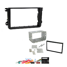 VW Golf, Passat, Touran Double Din Stereo Fascia Panel Adaptor Plate Cage Fitting Kit VW Golf, Passat, Touran Double Din Stereo Fascia Panel Adaptor Plate Cage Fitting Kit