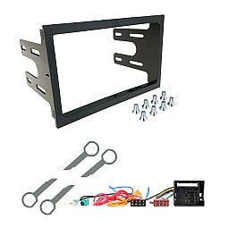 VW Transporter T5 (2006-2009) RCD200 Stereo Double Din Fascia, Wiring ISO & Aerial Fitting Kit 