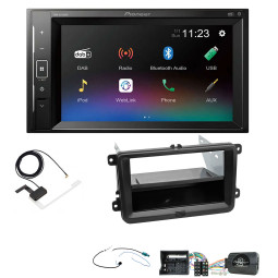 VW Transporter T6 2015-2019 Pioneer DAB Digital Radio 6.2" Screen iPod iPhone Bluetooth Stereo Upgrade Kit VW Transporter T6 2015-2019 Pioneer DAB Digital Radio 6.2" Screen iPod iPhone Bluetooth Stereo Upgrade Kit