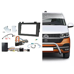 VWT6.1FIT Volkswagen Transporter T6.1 2019> Double Din Car Stereo Fascia Fitting Kit