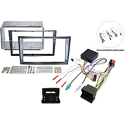 InCarTec FK-8418 Vauxhall Double DIN Complete Stereo Upgrade Fitting Kit (GLOSS GREY/STEALTH BLACK) InCarTec FK-8418 Vauxhall Double DIN Complete Stereo Upgrade Fitting Kit (GLOSS GREY/STEALTH BLACK)