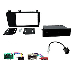 Volvo S60, V70, XC70 Car Stereo Black Single / Double Din Fascia Panel Fitting Kit Volvo S60, V70, XC70 Car Stereo Black Single / Double Din Fascia Panel Fitting Kit