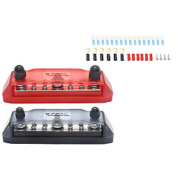 InCarTec 10-SBB-38 RECOIL 3+8 Pole Busbar kit (3 x 3/8" Terminal Power Distribution Block) InCarTec 10-SBB-38 RECOIL 3+8 Pole Busbar kit (3 x 3/8" Terminal Power Distribution Block)