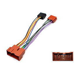 InCarTec 20-122 Nissan 16 Pin Radio Replacement ISO Adaptor Cable (no steering controls)