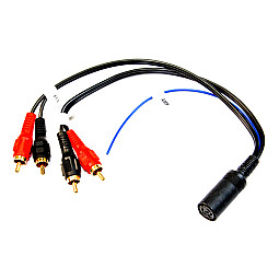 InCarTec 20-262 Volvo Din Plug to Phono Cable InCarTec 20-262 Volvo Din Plug to Phono Cable