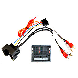 InCarTec 20-265 Audi Quadlock to ISO and Phono Adaptor Harness For Fully Amplified Cars, Hardwired Ignition InCarTec 20-265 Audi Quadlock to ISO and Phono Adaptor Harness For Fully Amplified Cars, Hardwired Ignition