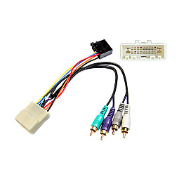 InCarTec 20-268 Nissan 20 Pin Radio Replacement ISO Cable and Bose Adaptor (No Steering Controls)