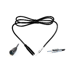 InCarTec 21-003 90cm Car Radio Antenna Extension Cable (DIN Plug Connector to DIN Socket)