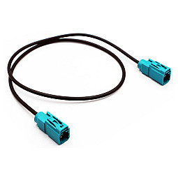InCarTec 21-024 50cm Female Fakra to Female Fakra In Car Radio Antenna Extension Cable