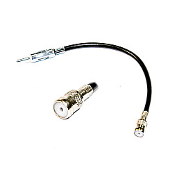 InCarTec 21-102 Peugeot Female ISO to Male Din Antenna Adaptor Cable InCarTec 21-102 Peugeot Female ISO to Male Din Antenna Adaptor Cable