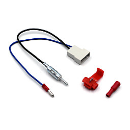 InCarTec 21-118R Nissan Navara , Qashqai Grey Rectangle to Din Connector Car Antenna Adaptor (Male/ Female Bullet/ T-Tap Connection) InCarTec 21-118R Nissan Navara , Qashqai Grey Rectangle to Din Connector Car Antenna Adaptor (Male/ Female Bullet/ T-Tap Connection)