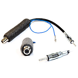21-120 Peugeot ISO to Male Din Aerial Antenna Adaptor Cable (With 12v power feed) 21-120 Peugeot ISO to Male Din Aerial Antenna Adaptor Cable (With 12v power feed)