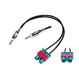 InCarTec 21-134 Volvo Double Fakra Aerial Adaptor To Din Plug InCarTec 21-134 Volvo Double Fakra Aerial Adaptor To Din Plug