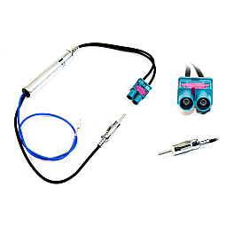 InCarTec 21-139 Audi Double Fakra to Male Din Antenna Adaptor Cable (With 12V Phantom Power) InCarTec 21-139 Audi Double Fakra to Male Din Antenna Adaptor Cable (With 12V Phantom Power)