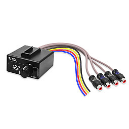 InCarTec 23-009 Recoil Universal Amplifier Level Remote Control InCarTec 23-009 Recoil Universal Amplifier Level Remote Control