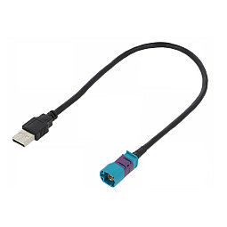 InCarTec 24-268 Citroen/ Peugeot AUX/USB Conversion Adaptor Cable InCarTec 24-268 Citroen/ Peugeot AUX/USB Conversion Adaptor Cable