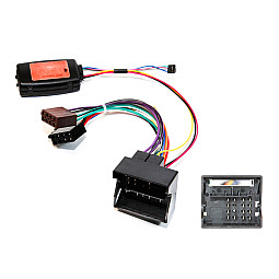 K Bus Steering Wheel Audio Control Interface & ISO Cable (Quadlock) For Mini
