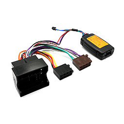 InCarTec 29-654 Ford Quadlock Steering Wheel Control Interface Radio Adapter Cable (FOR CARS WITHOUT CAN)