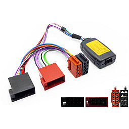 InCarTec 29-734 Fiat Fiorino 2008 Onwards Steering Wheel Audio Control Stalk Interface Adaptor