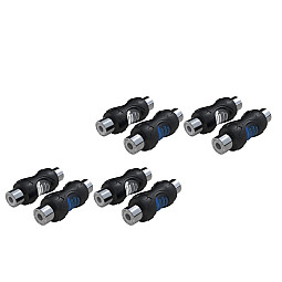 InCarTec 32-200B RECOIL RCA Female to RCA Female Phono Extension Adaptors (8 Pack) InCarTec 32-200B RECOIL RCA Female to RCA Female Phono Extension Adaptors (8 Pack)