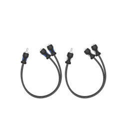 InCarTec 32-202 RECOIL Echo Series OFC RCA Phono Y-Adaptor Lead 1 Male to 2 Female (PAIR)