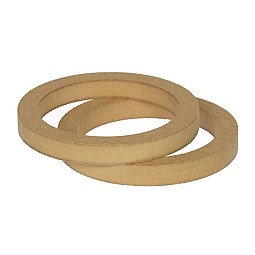 InCarTec 40-000-130-18 130mm (5") MDF Spacers For 130mm Speakers (18mm Depth) PAIR InCarTec 40-000-130-18 130mm (5") MDF Spacers For 130mm Speakers (18mm Depth) PAIR