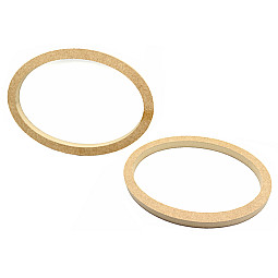 InCarTec 40-000-6X9-18 6x9 MDF Spacers For 6"x9" Speakers (18mm Depth) PAIR