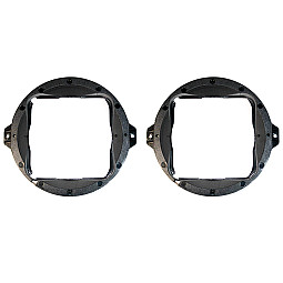 InCarTec 40-0146-165 Audi 165mm Rear Shelf Speaker Adaptor Rings/Panels