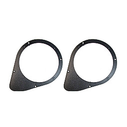 InCarTec 40-0405-165 Fiat 500, Stilo 165mm Rear Side Hatch Speaker Adaptor Rings/Panels