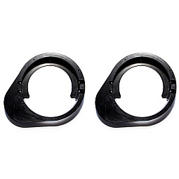 InCarTec 40-0453-165 Ford Escort 165mm Front Door, Rear Side, Rear Column Speaker Adaptor Rings