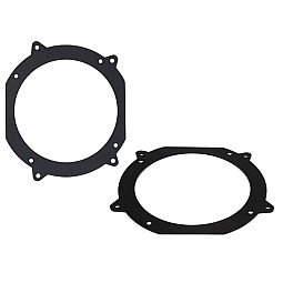 InCarTec 40-1065-130 Volvo 130mm Speaker Adaptor Rings/Panels