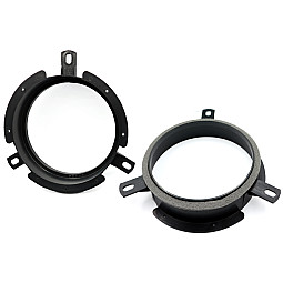 InCarTec 40-1750-165 Volvo 165mm Speaker Adaptor Rings/Panels