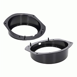 InCarTec 40-1803-130 Tesla 13cm / 5.25" Front or Rear Door Speaker Adaptor Rings/Panels