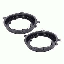 InCarTec 40-1833-165 Tesla 165mm Front or Rear Door Speaker Adaptor Rings/Panels
